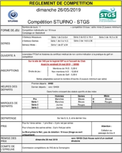 STURNO & STGS @ Golf de La Domangère | Nesmy | Pays de la Loire | France