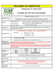 TROPHEE de l' AS
