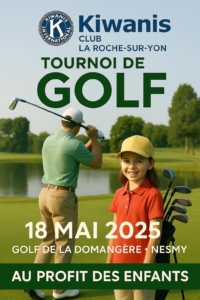 TROPHEE KIWANIS 2025 @ Golf de La Domangère | Nesmy | Pays de la Loire | France
